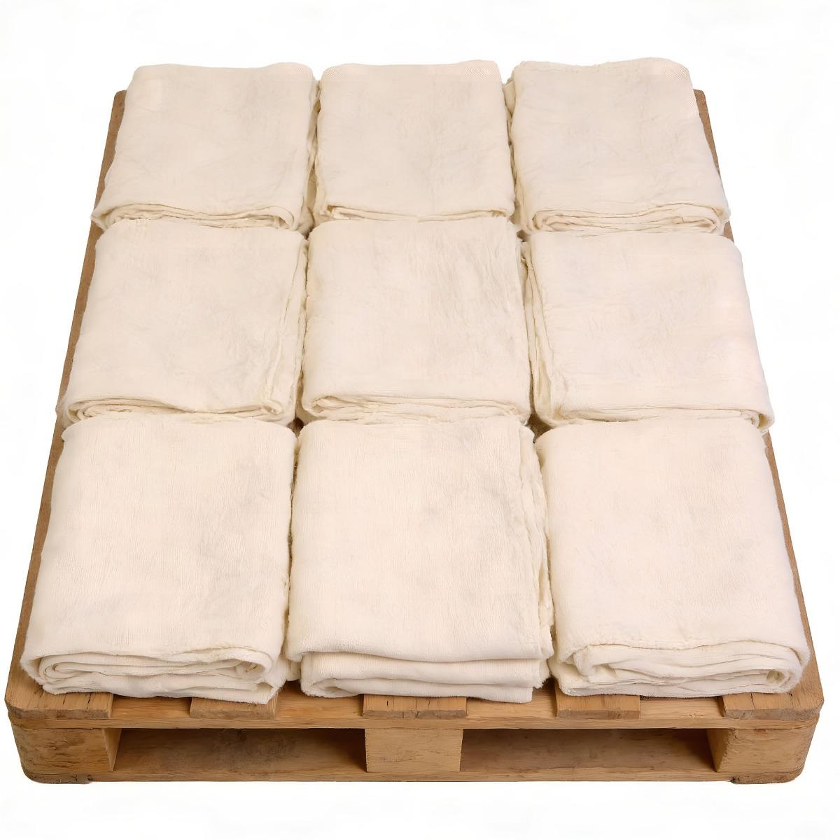 New Unbleached Interlock Cotton Rags
